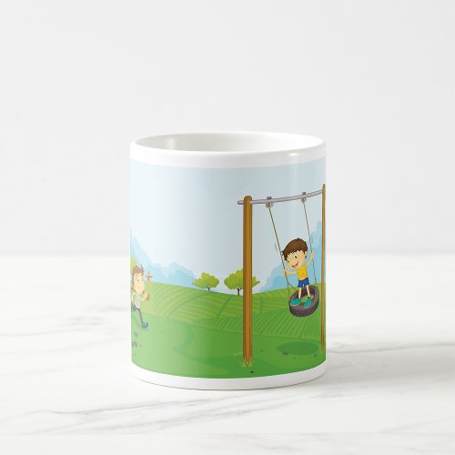 Kids In The Park Coffee Mug