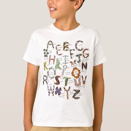 Kids Insect Alphabet _ Bug Shirt 