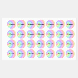 Kids Iron On Sizing Tags Kids' Labels