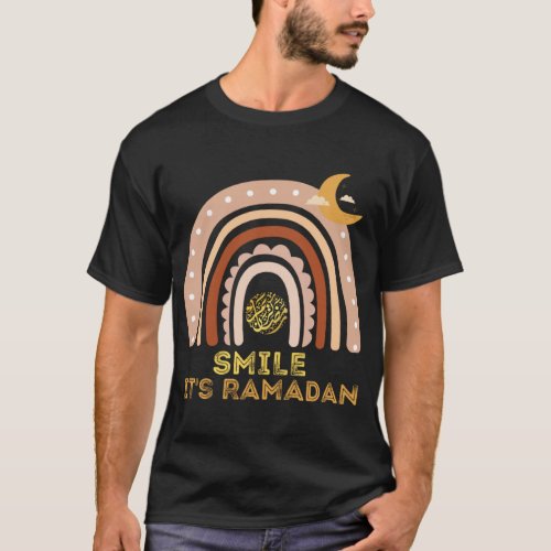Kids It s Ramadan Bro Smile Muslim s Fasting Month T_Shirt