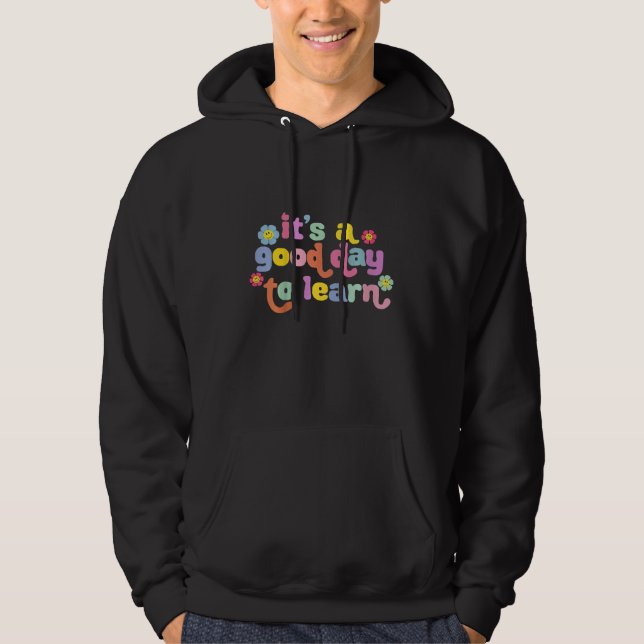 Kids It's A Good Day To Learn Read Hoodie (Front)