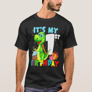 Kids It's My 1St Birthday 1 Year Old Boy Gifts T-Shirt