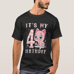 Kids It's My 4th Birthday For The 4 Years Old Cute T-Shirt