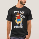 Kids It&#39;s My 5th Birthday Girl Soccer Premium T-Shirt