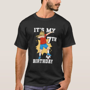Kids It's My 7th Birthday Girl Soccer Premium T-Shirt