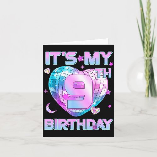 Kids It's My 9th Birthday Girl 9 Year Old Kp Bday 