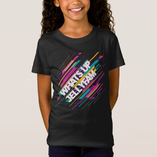 Kids JellyFam Football Short Sleeve Tee (Front)