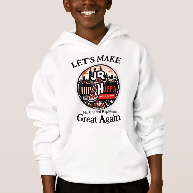 Kids' Jr Hip Hoppa T-Shirt Hoodie (Front)