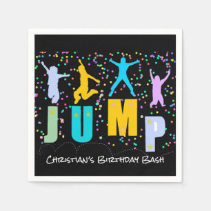 Kids Jump & Play Trampoline Birthday Bash Napkins