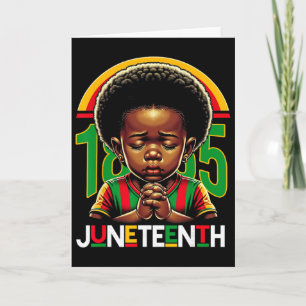 Kids Juneteenth Prince 1865 Black History Month To Card