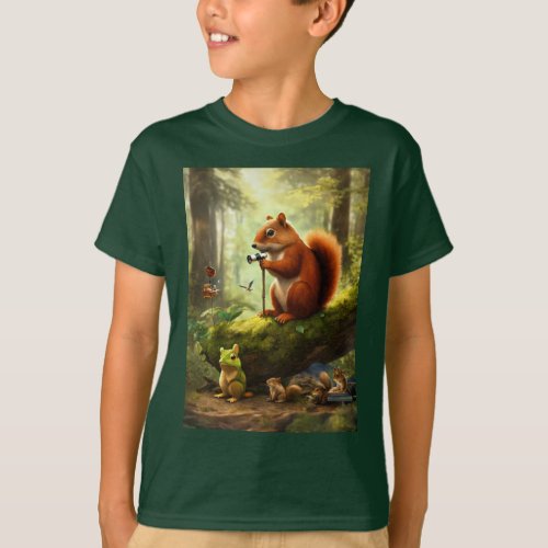 Kids Jungle  Animal T shirt 