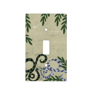 Kids Jungle Room Snakes Reptile Rustic Light Switch Cover