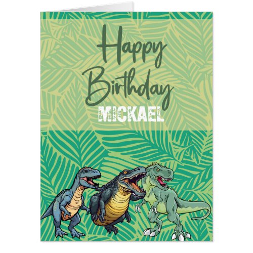 Kids Jurassic Dino Dinosaur Personalized Birthday 