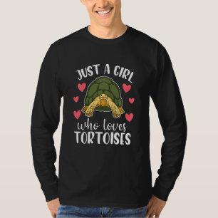 Kids Just A Girl Who Loves Tortoises Turtle Childr T-Shirt