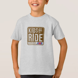 Kids Just Want To Ride Youth T-Shirts