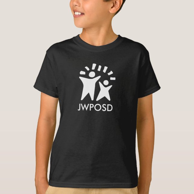 Kids' JWPOSD Black T-Shirt (Front)