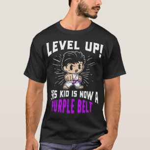 Kids Karate Uniform Purple Belt Award Gifts T-Shirt