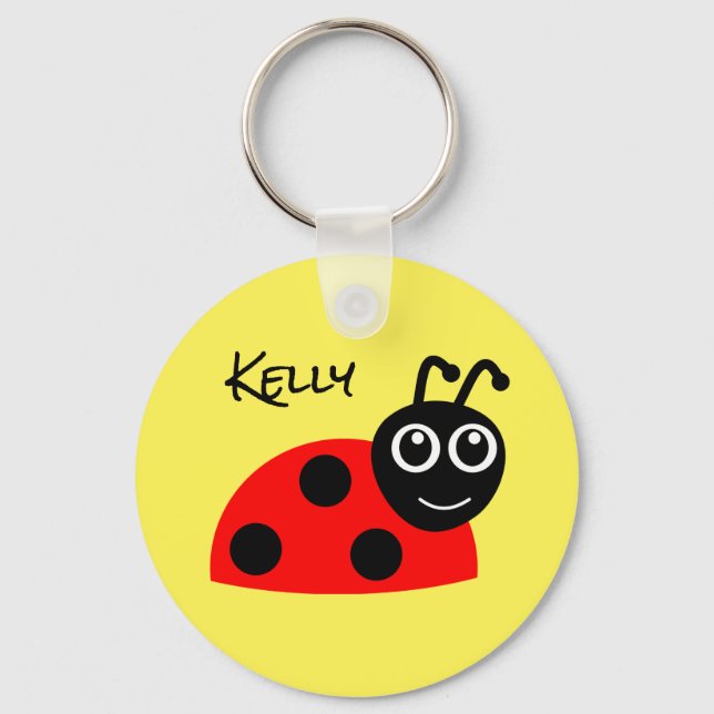Kids Keychain-Ladybug Keychain (Front)