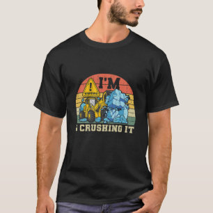 Kids Ki Funny Construction Truck 5Th Birthday Cost T-Shirt