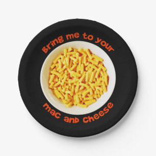 Kids Kids Bring Me To Your Mac And Cheese Yummy Paper Plates