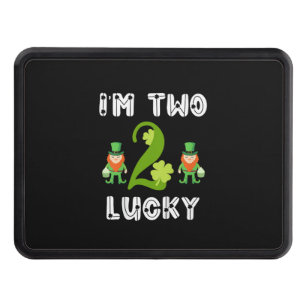 Kids Kids I’m Two Lucky Toddler 2nd Birthday Gift Hitch Cover