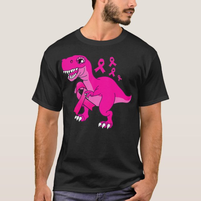 Kids Kids Pink Ribbon t re Breast Cancer Awareness T-Shirt (Front)