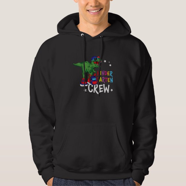 Kids Kinder Garten Crew  Back To School Hoodie (Front)