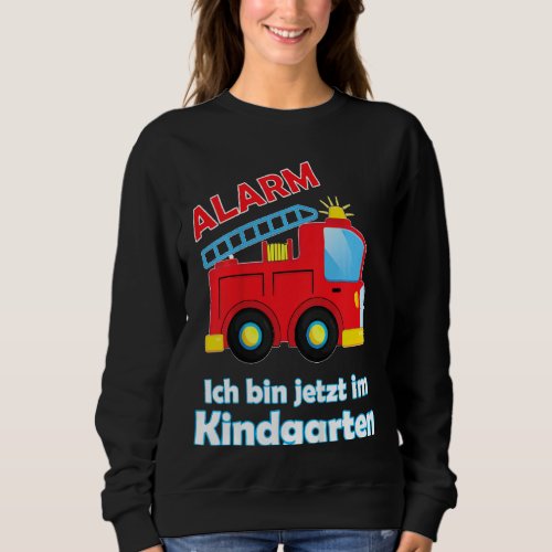 Kids Kinderartenkind 2021 Kita Fire Brigade Nurser Sweatshirt