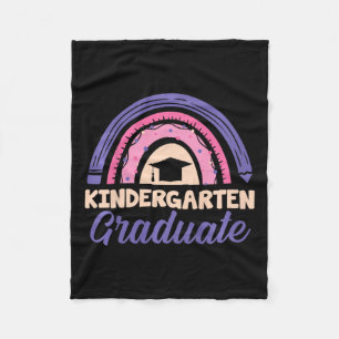 Kids Kindergarten Graduation Last Day Of School Ra Fleece Blanket