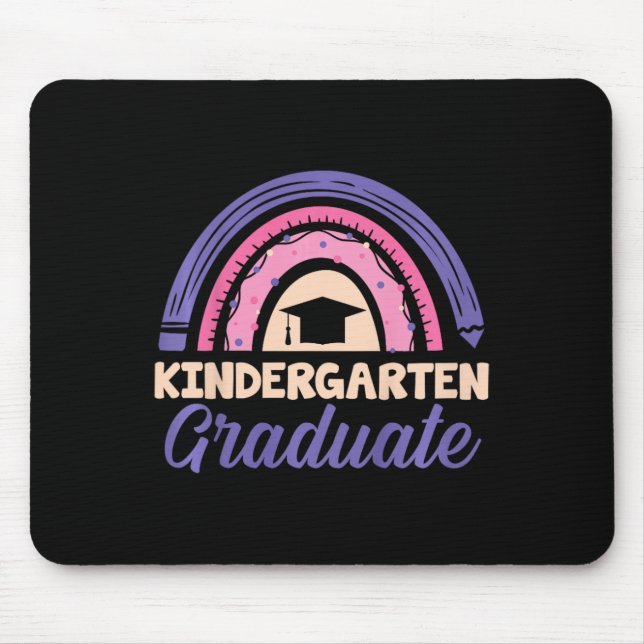 Kids Kindergarten Graduation Last Day Of School Ra Mouse Pad (Front)