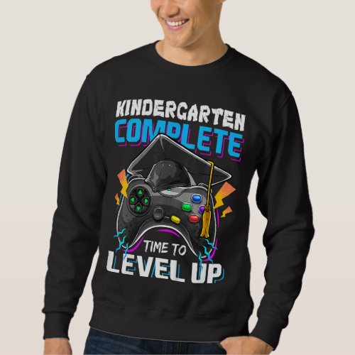 Kids Kindergarten Graduation  Level Complete Video Sweatshirt