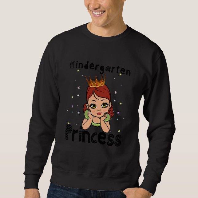 Kids Kindergarten Princess Toddler Girl Spanish La Sweatshirt (Front)
