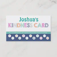 Kindness Punch Card