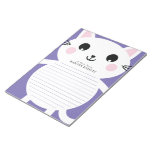 Kids Kitty Cat Cute Personal Stationary Notepad at Zazzle