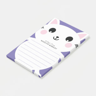 Kids Kitty Cat Cute Post-it Notes