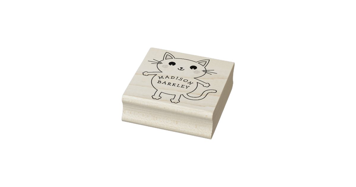 Kitten - Cat Rubber Stamp - 1E