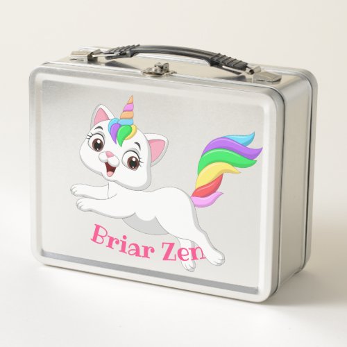 Kids Kitty Unicorn Lunchbox