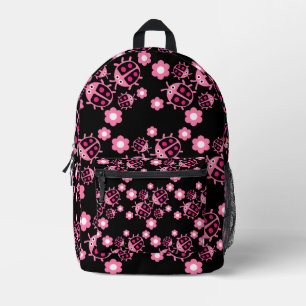 Kids Ladybird And ladybug Printed Backpack