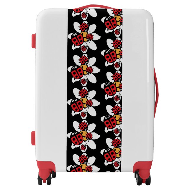 Kids ladybird Ladybug Family   Luggage (Front)