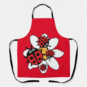 Kids ladybug apron