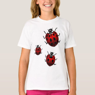 Kid's Ladybug T-shirts Children's Ladybug Shirts
