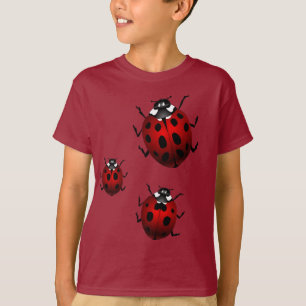 Kid's Ladybug T-shirts Kid's Cute Ladybug Shirts