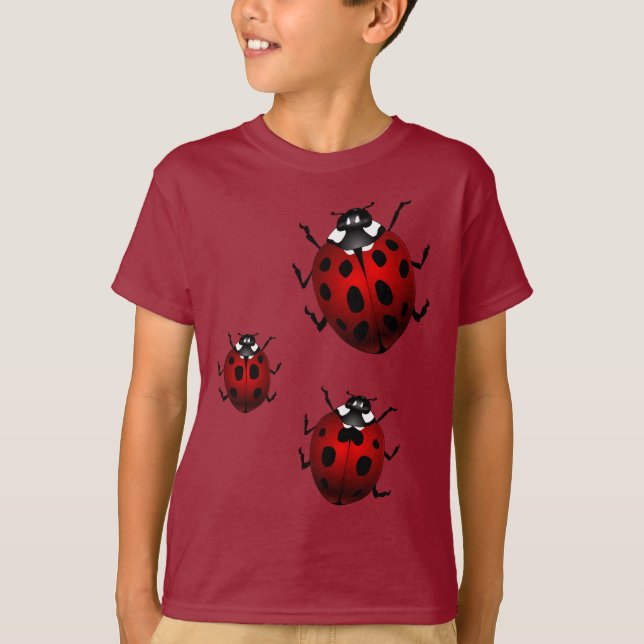 Kid's Ladybug T-shirts Sweatshirt Ladybug Shirts (Front)