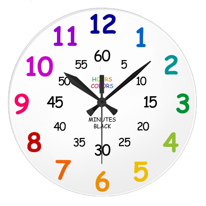 nextime rainbow wall clock