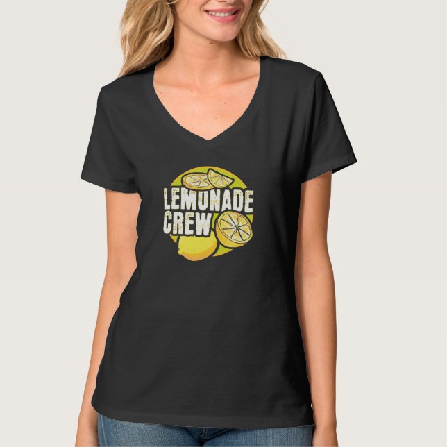 Kids Lemonade Stand Art for a person that sell lem T-Shirt (Front)
