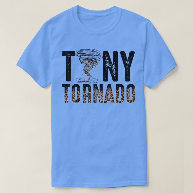 Kids Leopard Tiny Tornado Cute Baby Children Toddl T-Shirt (Design Front)