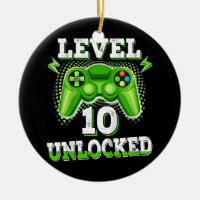 Kids Level 10 Unlocked Birthday Video Game 10th