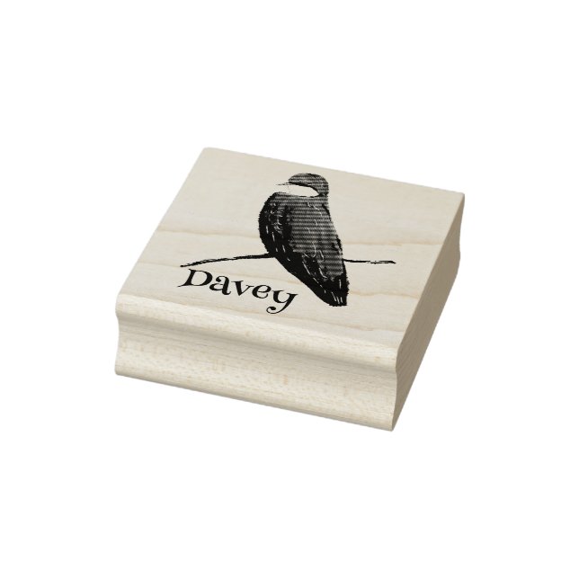 Kids' Library Bird Tree Swallow Rubber Stamp (Stamp)