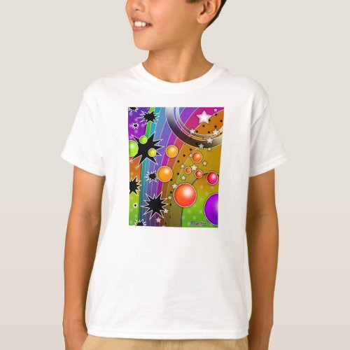 Kids Light T_shirts _ BIG BANG BLACK HOLES POP AR