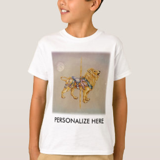 Kid's Light Tees - Carousel Lion SQ